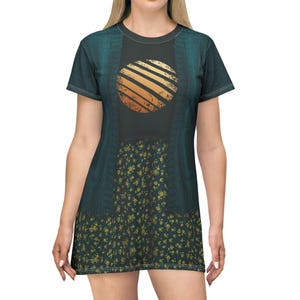 Natalie Short Sleeve Dress, Games Character Inspired Cosplay, Animation Movie Costume, Graphic Clothing, Halloween Outfit, Fantasy Film Gift