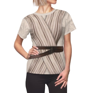 Rey Women&#39;s Shirt, Star Wars Cosplay, Star Wars Running Shirt, Star Wars Shirt, Jedi Costume, Jedi Cosplay, Comic Con Shirts, Luke Skywalker