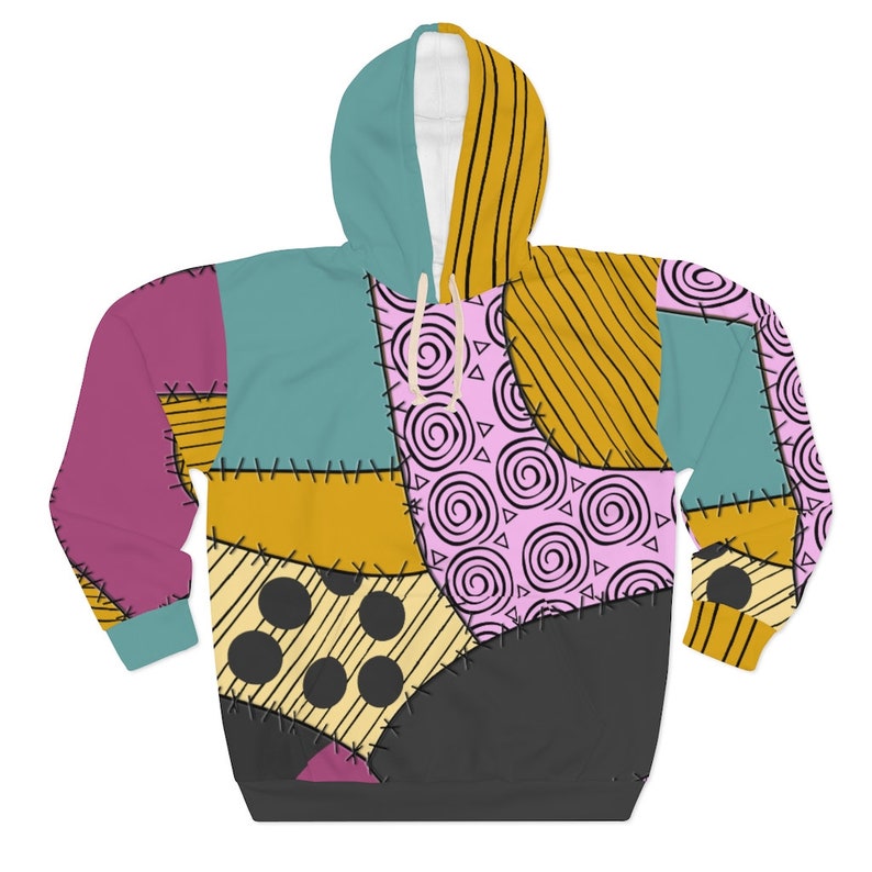 Nightmare Before Christmas Hoodie, Sally Hoodie, Sally Ragdoll Hoodie, Disney Hoodie, Unisex Disney Cosplay Pullover Hoodie, Jack and Sally