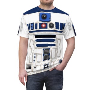 Star Wars Costume, R2D2 Shirts, R2D2 Cosplay Costume, Star Wars Shirts, Star Wars Birthday, Star Wars Cosplay, Disney Star Wars Galaxys Edge