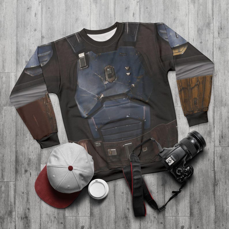 Paz Vizsla Long Sleeve Shirt, The Mandalorian and Grogu Costume, Star Wars Cosplay, Galaxy's Edge, Disney World Apparel, Halloween Outfit