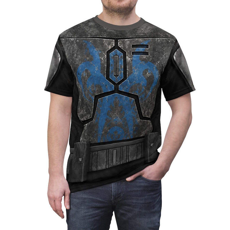 Pre Vizsla Armor Costume, Star Wars The Clone Wars Cosplay, Mandalorian Warrior, Mandalore Shirt, runDisney Apparel, Halloween Outfit