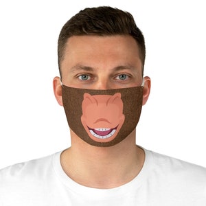 Bullseye Face Mask, Toy Story Face Mask, Unisex Face Mask Made in USA, Washable Face Mask Adult, Reusable Face Mask, Disney World Face Mask