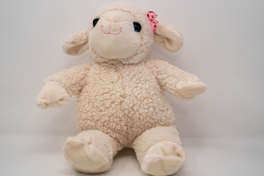 16 Inch Lamb Lamb Stuffed Animal Recordable Record A Special Message From A Special Person in A