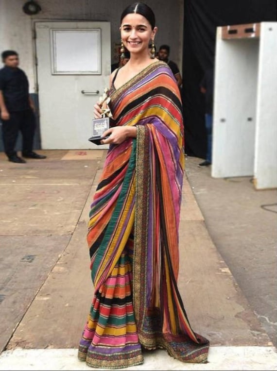 alia bhatt saree in two states