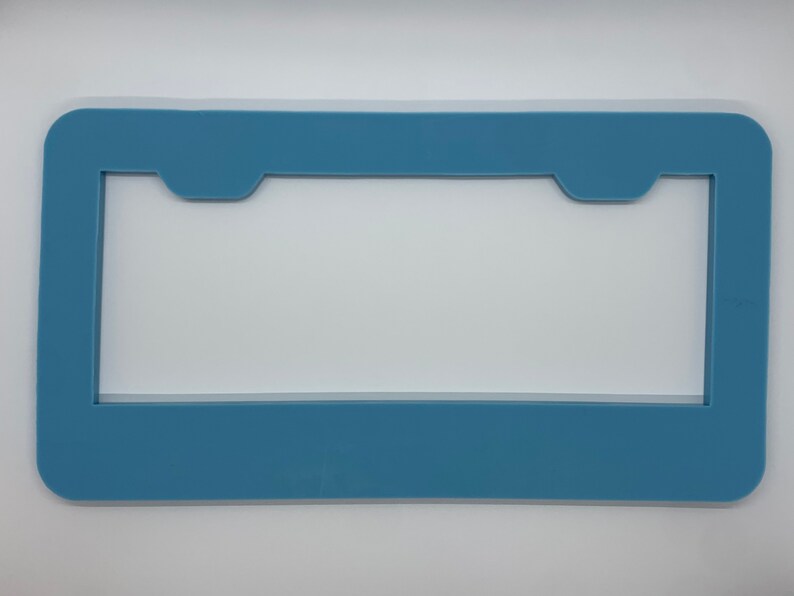 License plate frame silicone mold Etsy