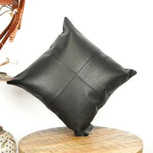 Melbourne Leather Co Genuine Leather Cushion Cover Pillow Cover Leather Pillow Leather Cushion Vintage Leather Tan Pillow Cover