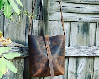 Limited Edition Leather Tote Bag | Leather Bag | Leather Purse Crossbody