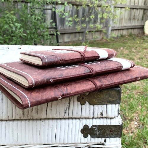 Recycled Paper Journal Custom Handmade Diary for Notes Book Etsy