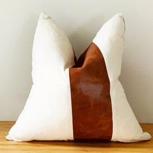 Melbourne Leather Co Genuine Leather Cushion Cover Pillow Cover Leather Pillow Leather Cushion Vintage Leather Tan Pillow Cover