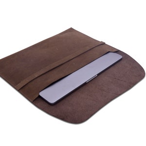 Handmade Genuine Leather macbook sleeve case for 12 13 15 inch macbook / vintage distressed leather macbook air 13 15 inch sleeve case