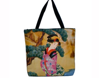 Ukiyoe Ukiyo-E Print Japanese Art Womens Fashion Large Shoulder Bag Handbag Tote Purse for Lady