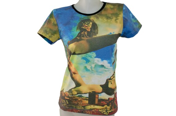 アートプリント ダリ tシャツ アート 80 s JERZEES The Salvador Dali