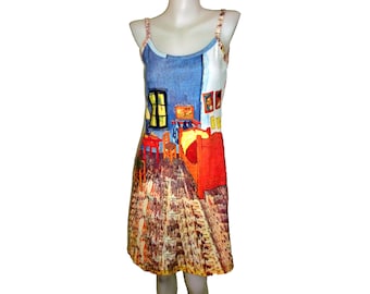 D2D Vincent Van Gogh Bedroom in Arles Modern Fine Art Print Sundress Tank Apparel Gift Idea