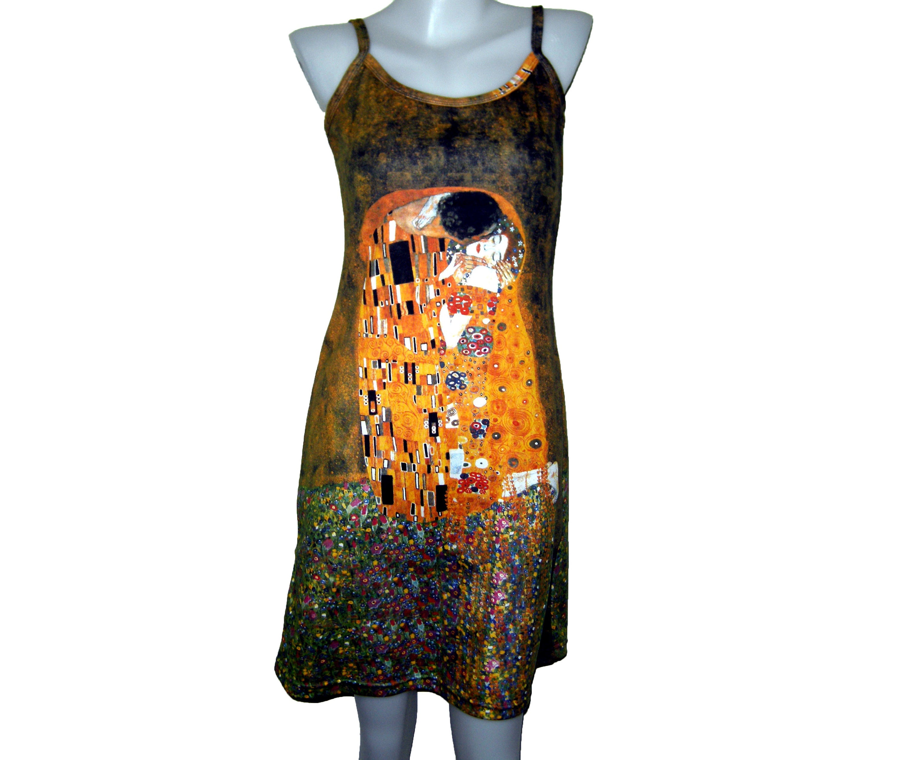 Under Bust Corset Belt Inspired by Klimt the Kiss Handmade for