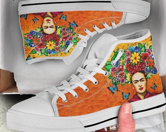 frida kahlo converse shoes