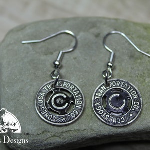 CONESTOGA TRANSPORTATION CO Token Earrings Gift for Women Earrings L6011