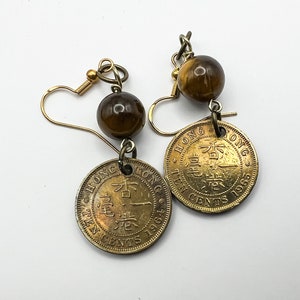 Hong Kong 10 CENTS Gift for Women Earrings L6029
