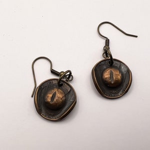Penny Cowboy Cowgirl Hat Earrings