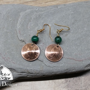 Domed Ireland One Penny Coin Ring | Gift For Women | Travel Jewelry | Souvenir jewelry L8087