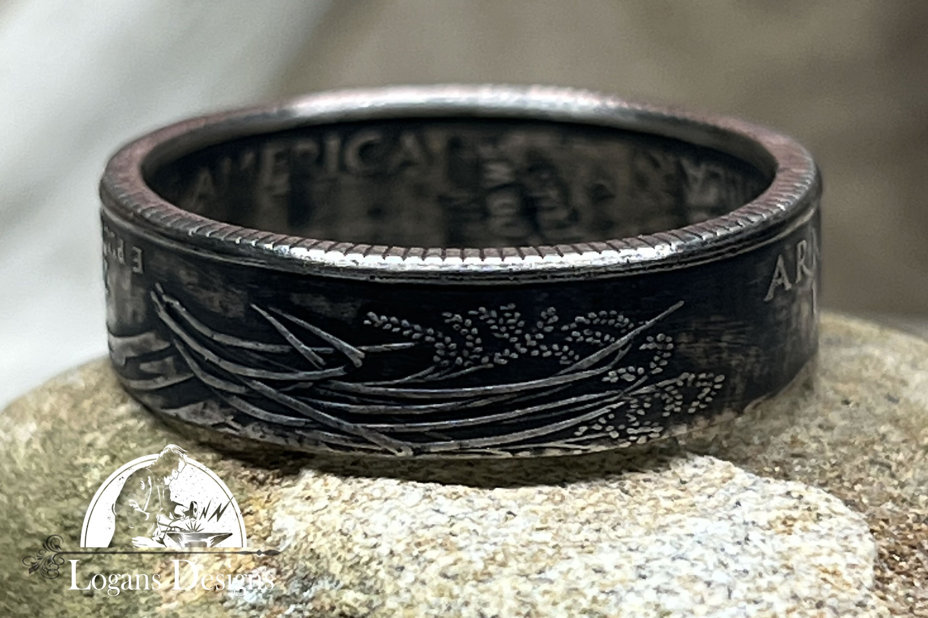 State Coin Rings ARKANSAS US State Quarter Coin Ring Size 6-14, Coin Ring, Coin Jewelry ...