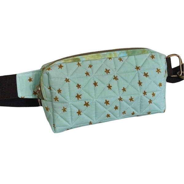 Alpen Belt Bag, Quilted Fanny pack, Quilted crossbody bag, Starry - Ready to ship*