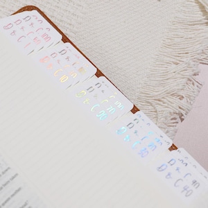 Book Of Mormon Tabs - Holographic Foiled Tabs - Doctrine & Covenants - Pearl of Great Price