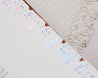 Book Of Mormon Tabs - Holographic Foiled Tabs - Doctrine & Covenants - Pearl of Great Price