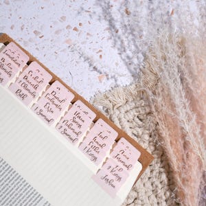 Be The Light - Rose Gold Foil Bible Tabs - Bible Journaling - Bible Accessories - Self-Adhesive - Laminated - Catholic - Apocrypha