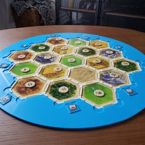 Settler Hexagon Board Game Frame