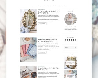Feather | Minimalist Customizable WordPress theme for blogs
