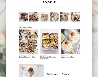 Foodie - Customizable WordPress Theme for Food Blogs
