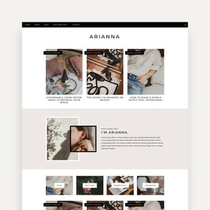 Arianna WordPress theme for lifestyle blogs | Kadence Theme | Fully customizable, mobile-friendly, easy setup, no code