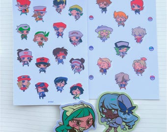 PKMN Trainer Sticker Sheets
