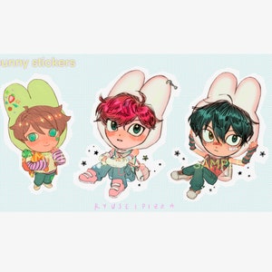 Enstars Bunny stickers