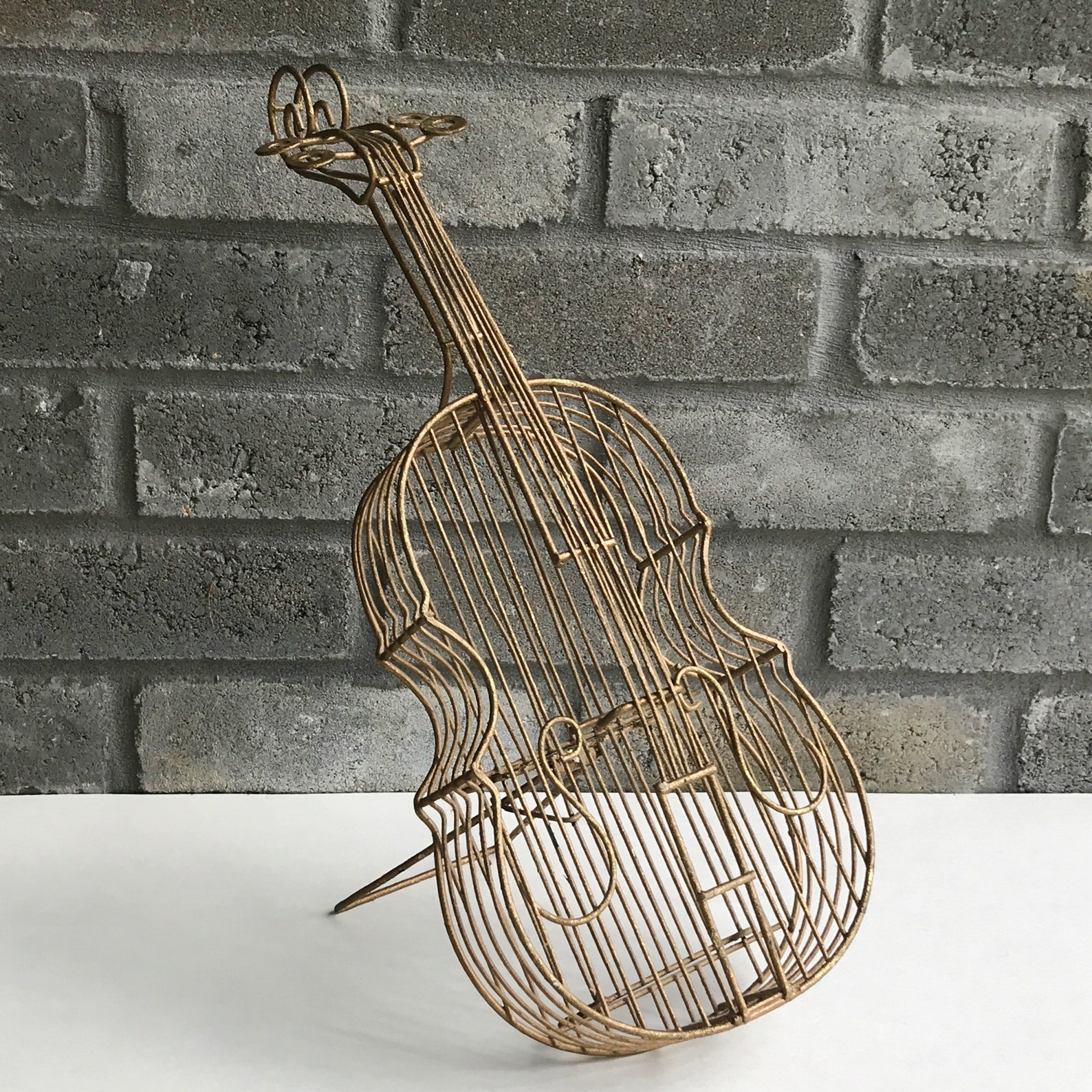 VTG 3D Wire Guitar Art Sculpture for Hanging or Sitting Wire | Etsy