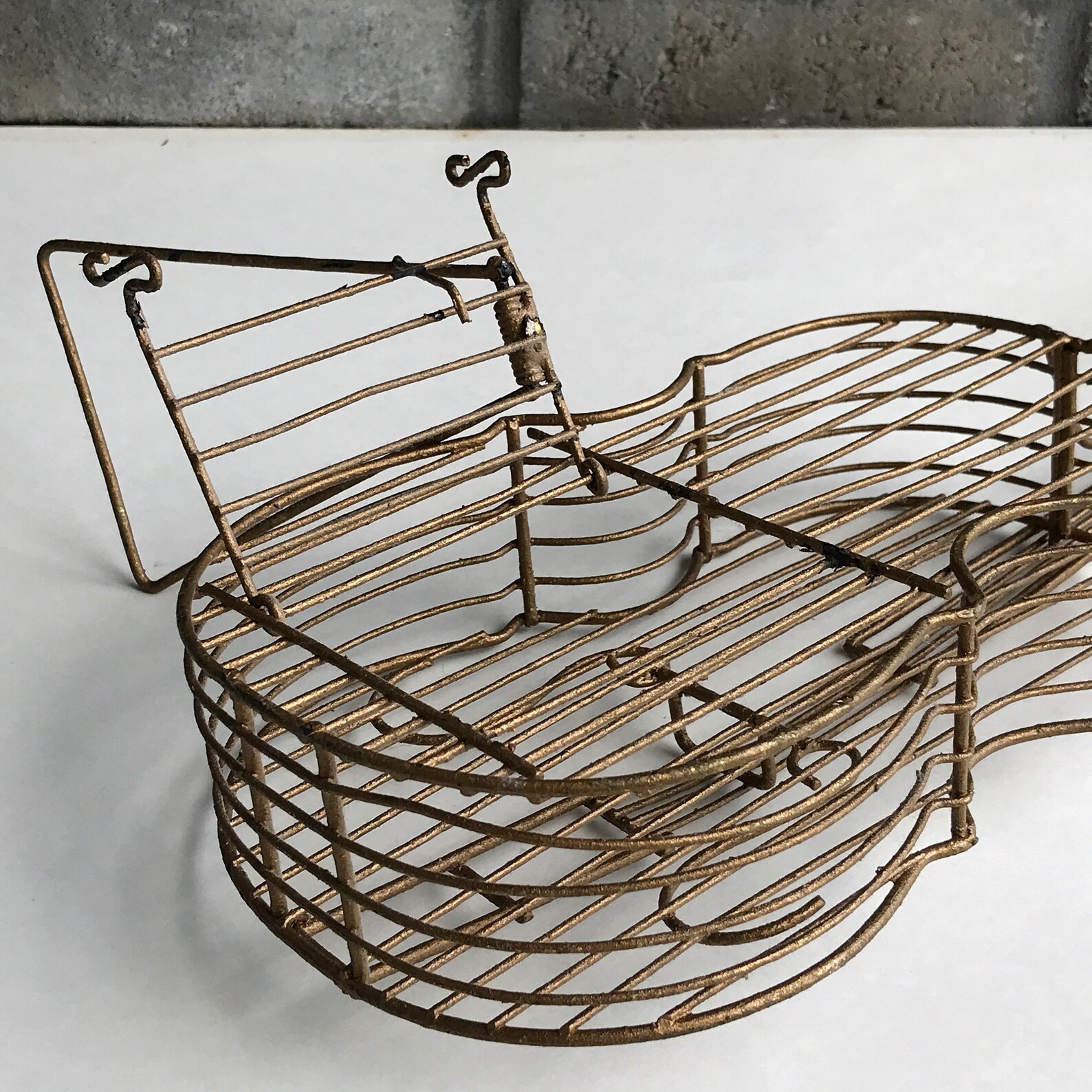 VTG 3D Wire Guitar Art Sculpture for Hanging or Sitting Wire | Etsy