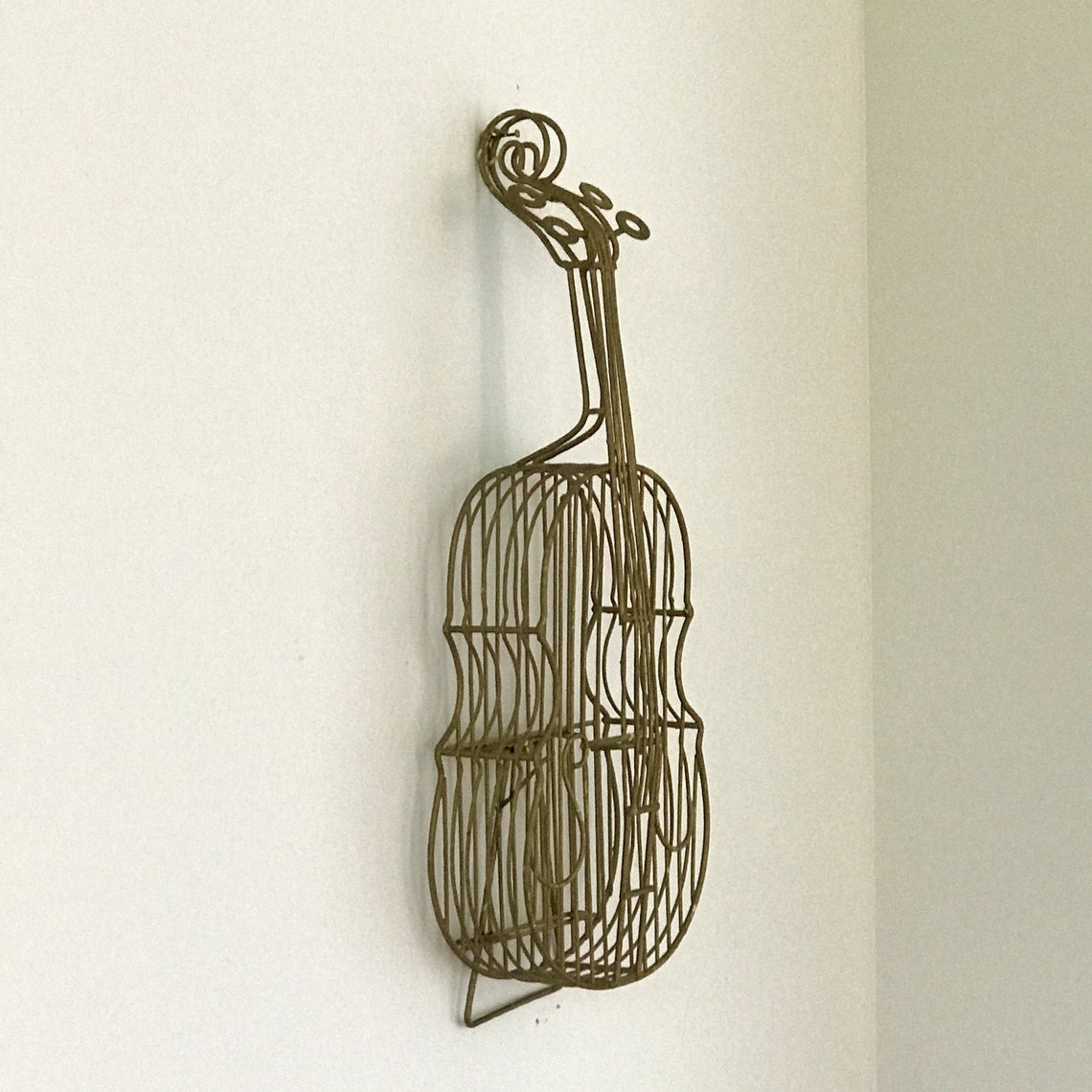 VTG 3D Wire Guitar Art Sculpture for Hanging or Sitting Wire | Etsy