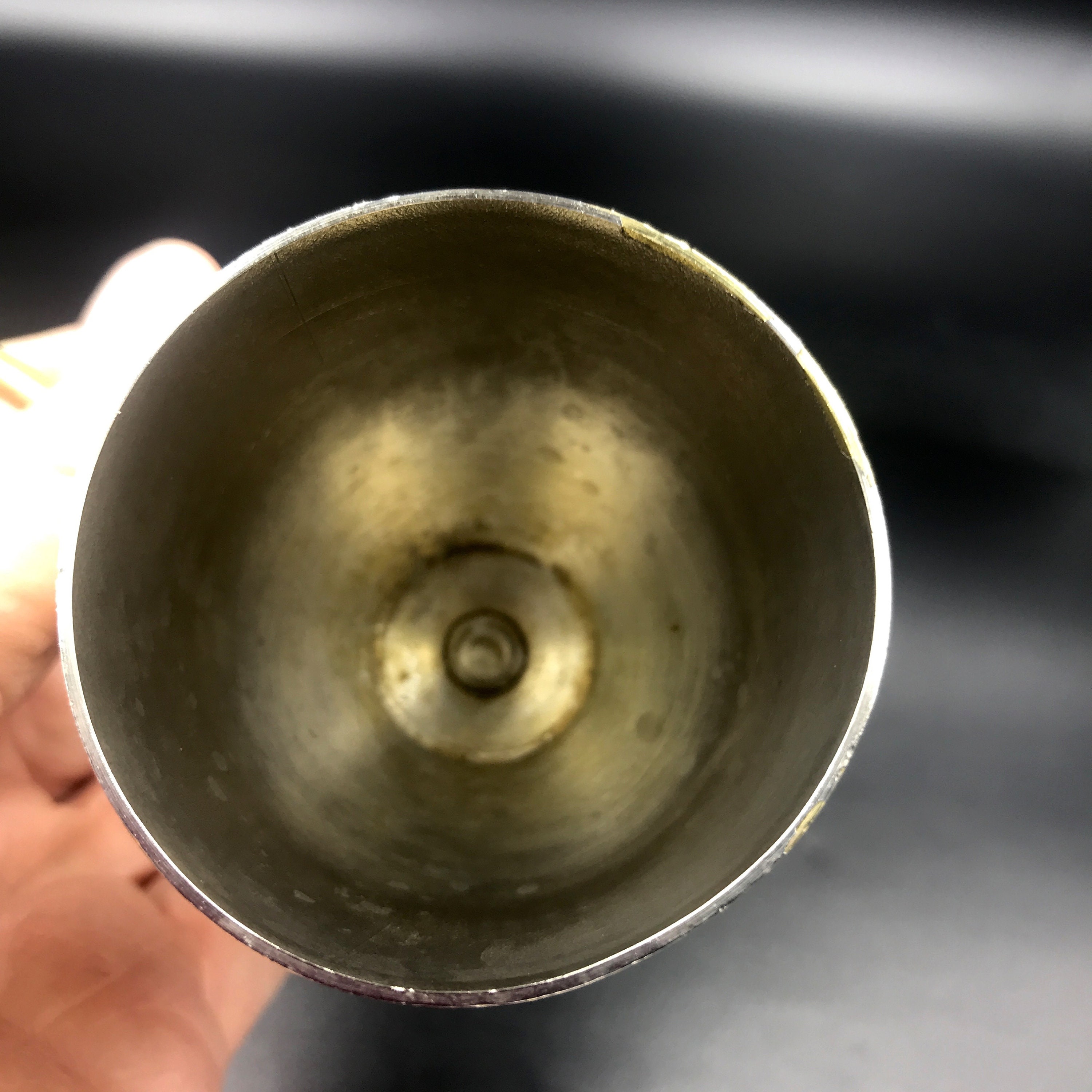 VTG Jigger Vintage Brass Double Jigger with Handle Bearing Etsy