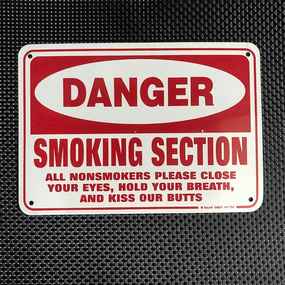 doj cigarette signage tobacco New signs warning of tobacco's dangers now required at retailers made sign meets Chicago sign requirements Designated Smoking Area Sign, Please