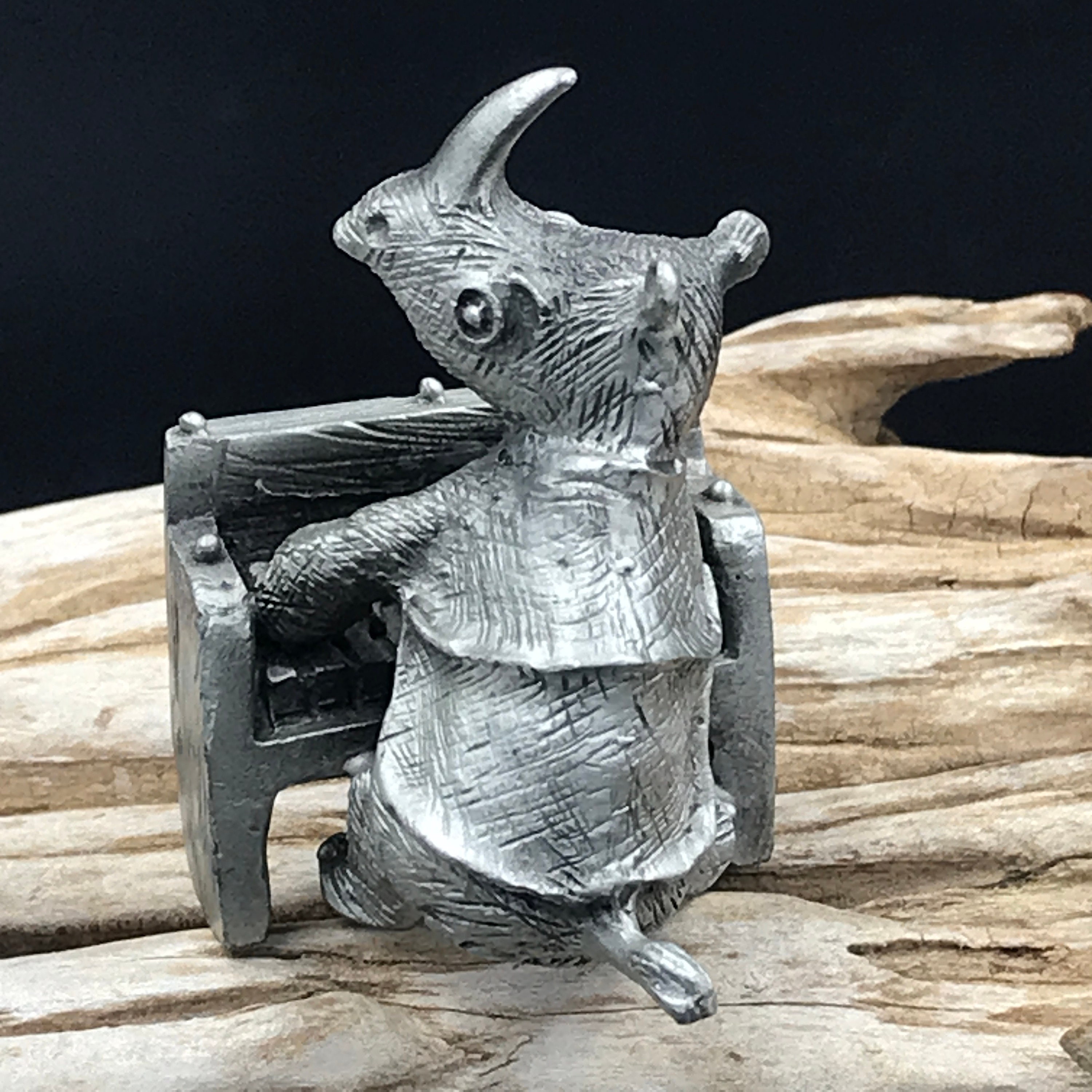 3 VTG Hudson Pewter Animal Orchestra Figurines Hudson Pewter Etsy