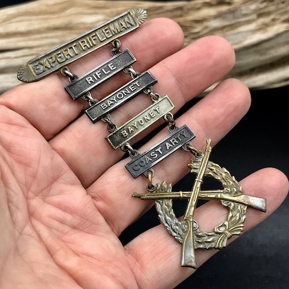 1930s Expert Rifleman Ladder Badge: N.S. Meyer Military Pin - Etsy