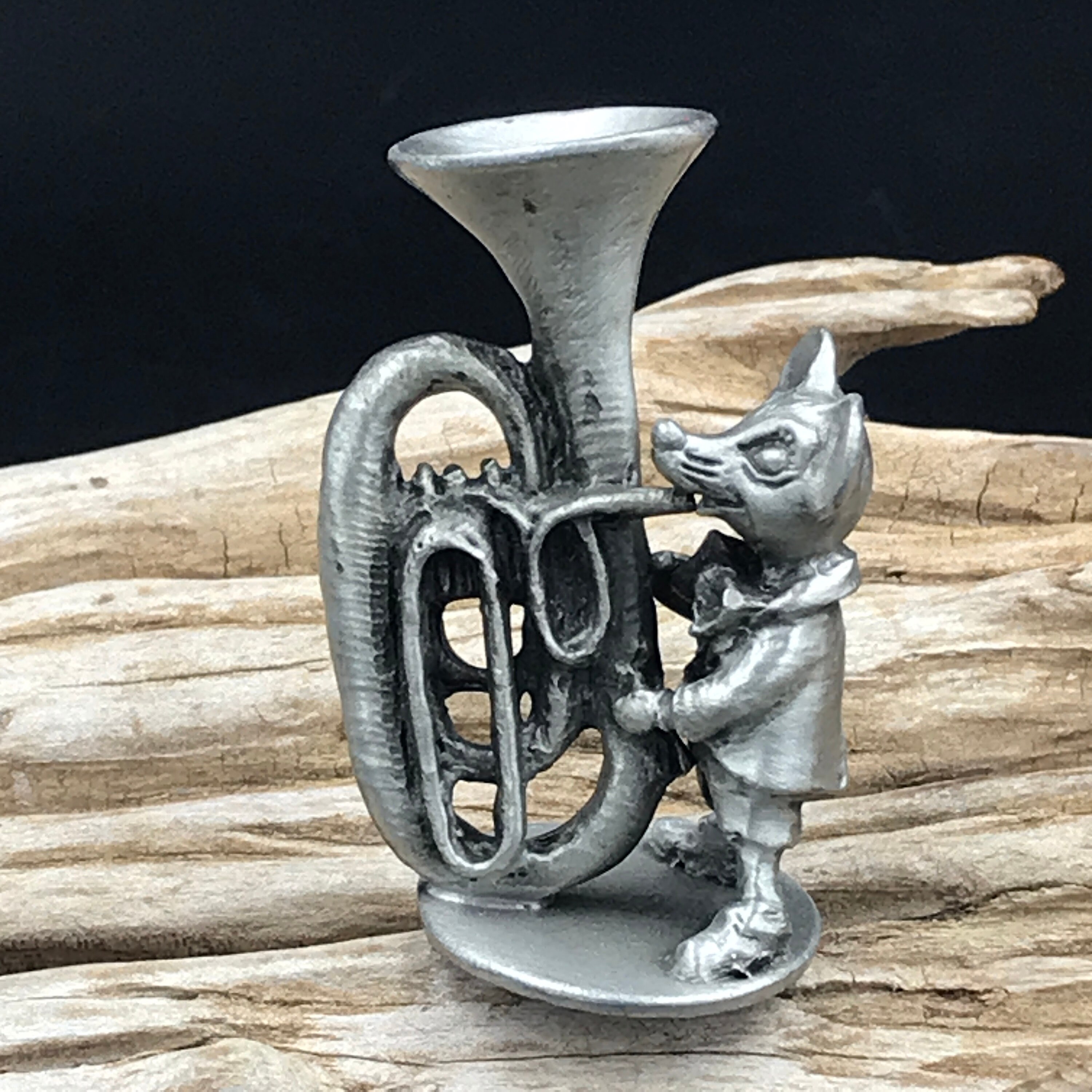 3 VTG Hudson Pewter Animal Orchestra Figurines Hudson Pewter Etsy