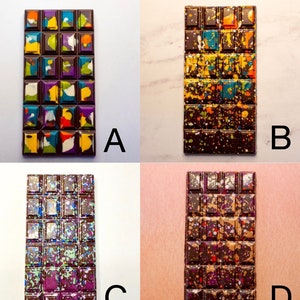 Pick your favorite 3 bean to chocolate bars.From unflavored to flavored.