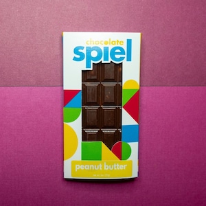 Handmade Peanut Butter Chocolate Bar: Vegan Crunchy Treat