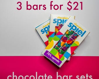 Handmade Chocolate Bar Set: Bean to Bar, Vegan