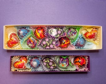Mother’s Day Chocolate Bon Bons – Dairy-Free Artisan Bean-to-Bar (5 or 10 Piece Gift Box)