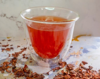 cocoa tea | unsweetened tea | herbal tea | tea | no caffein tea | cocoa husk | non flavored tea  | loose leaf tea