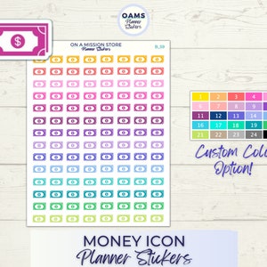 Money Icon Stickers, Money Stickers, Savings Stickers, Payment Stickers, Finance Stickers, Payday Stickers