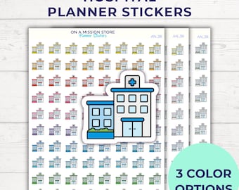 Hospital Planner Stickers, Doctor, Nurse, Medical Stickers